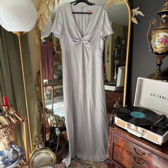 Show Me Your MuMu Dresses & Skirts - Show Me Your MuMu Silver Maxi Dress